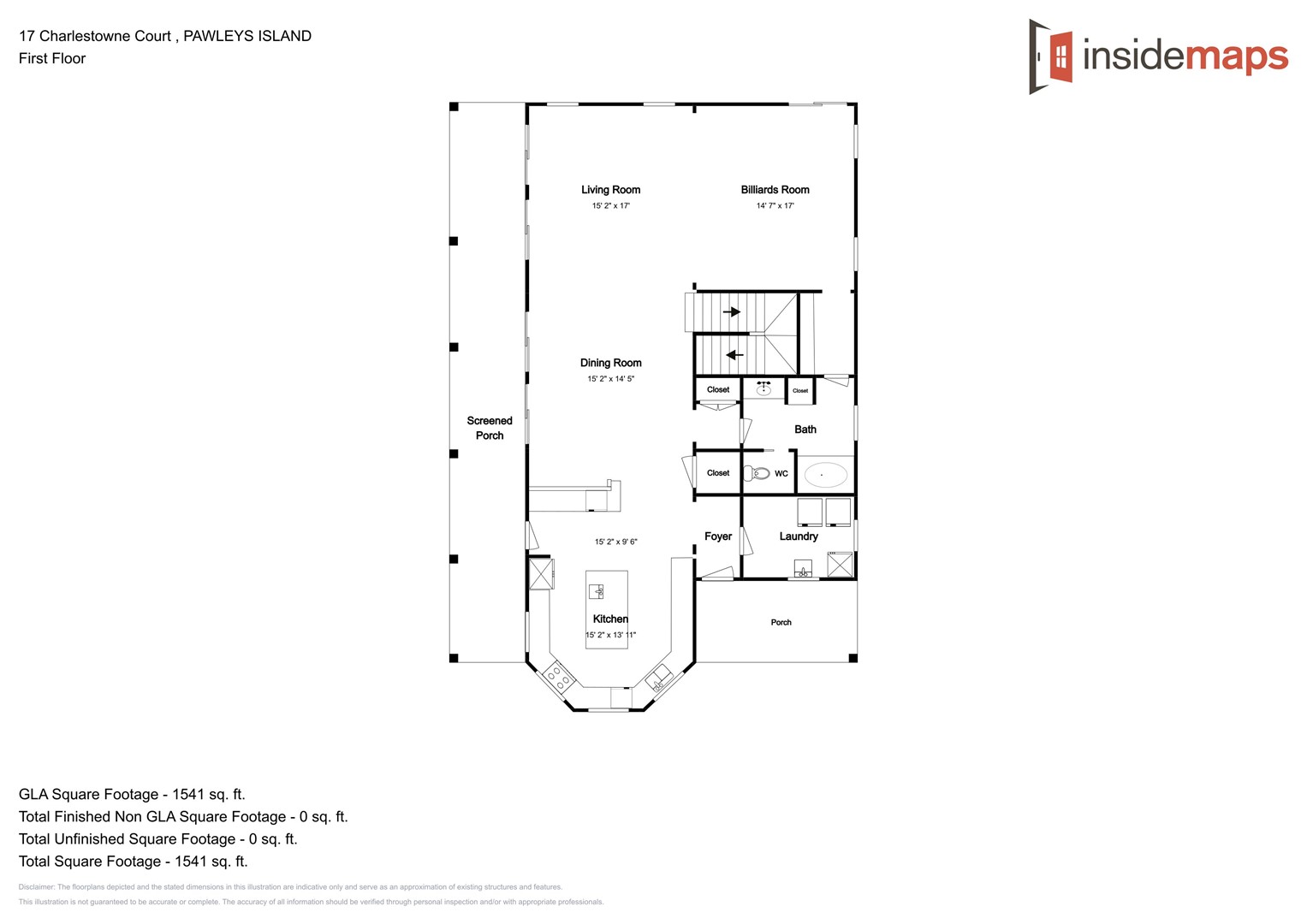 Floor Plan - Sandy Sunsets First Floor