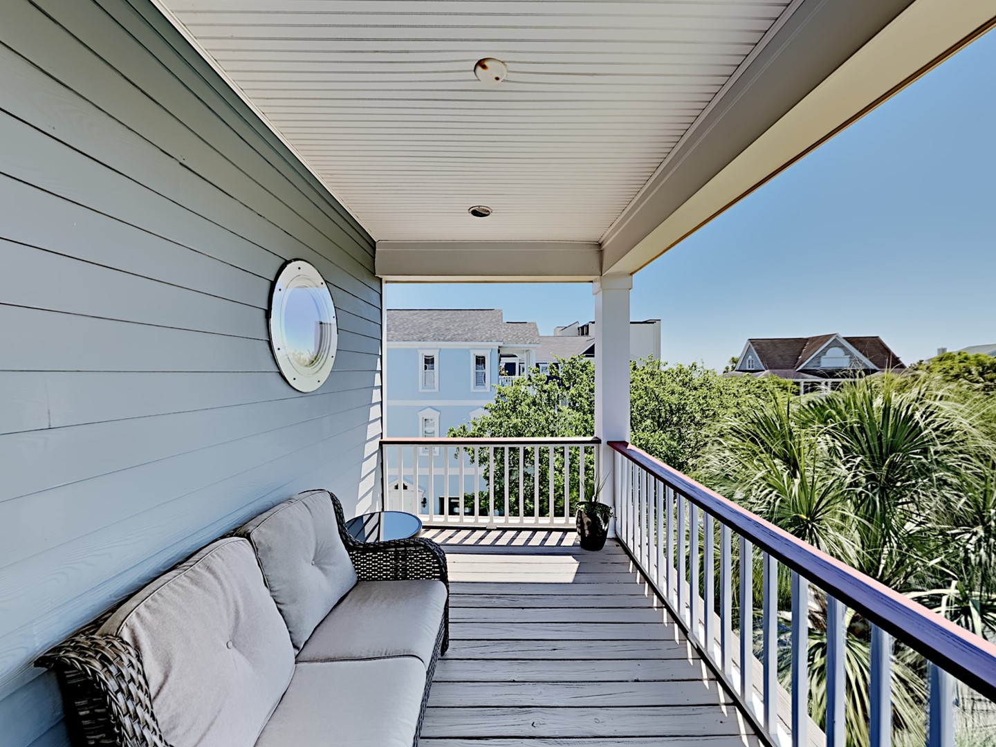 Private Porch off Master Bedroom