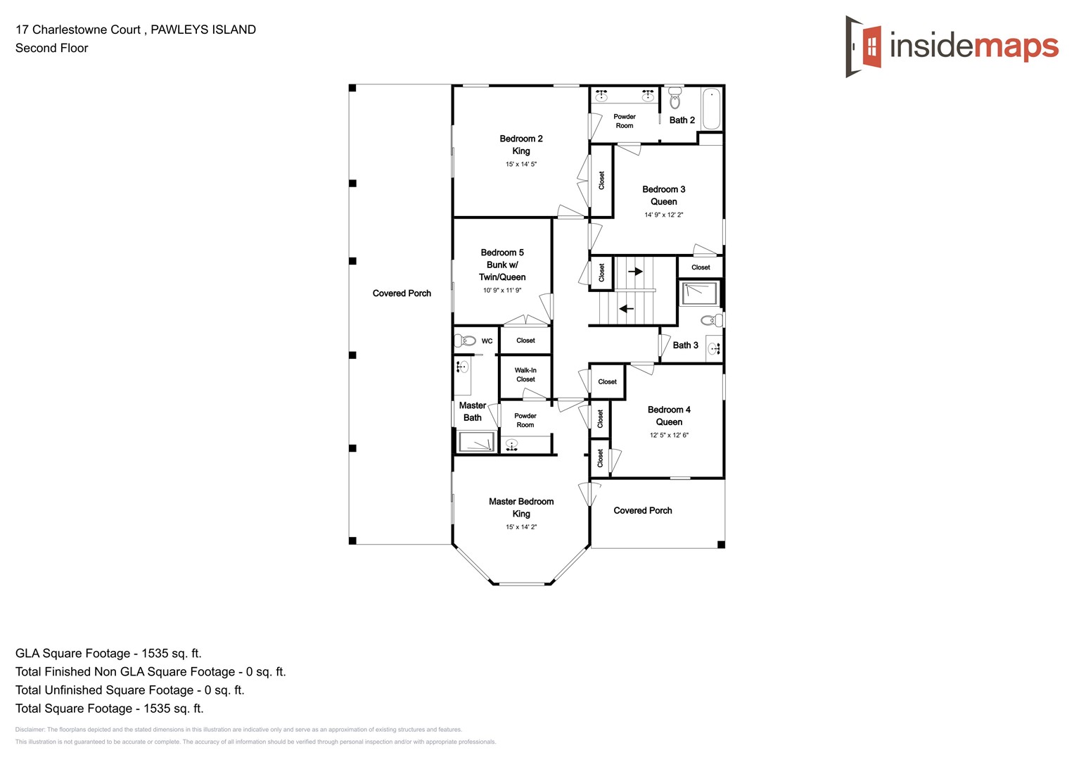 Floor Plan - Sandy Sunsets Second Floor