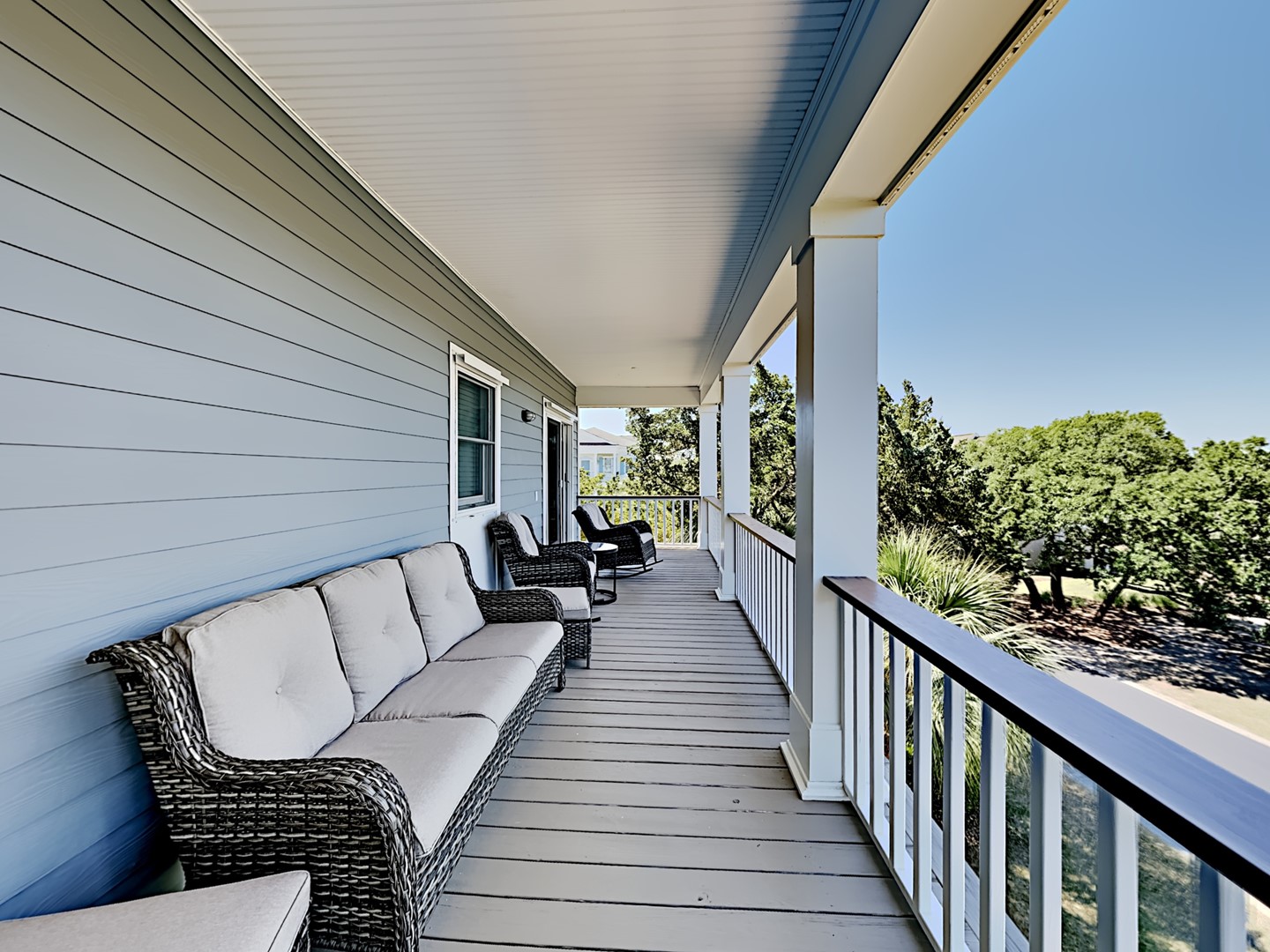 Top Floor Porch With Marsh View