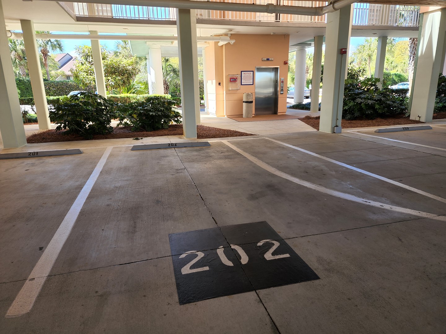 Reserved Parking spot