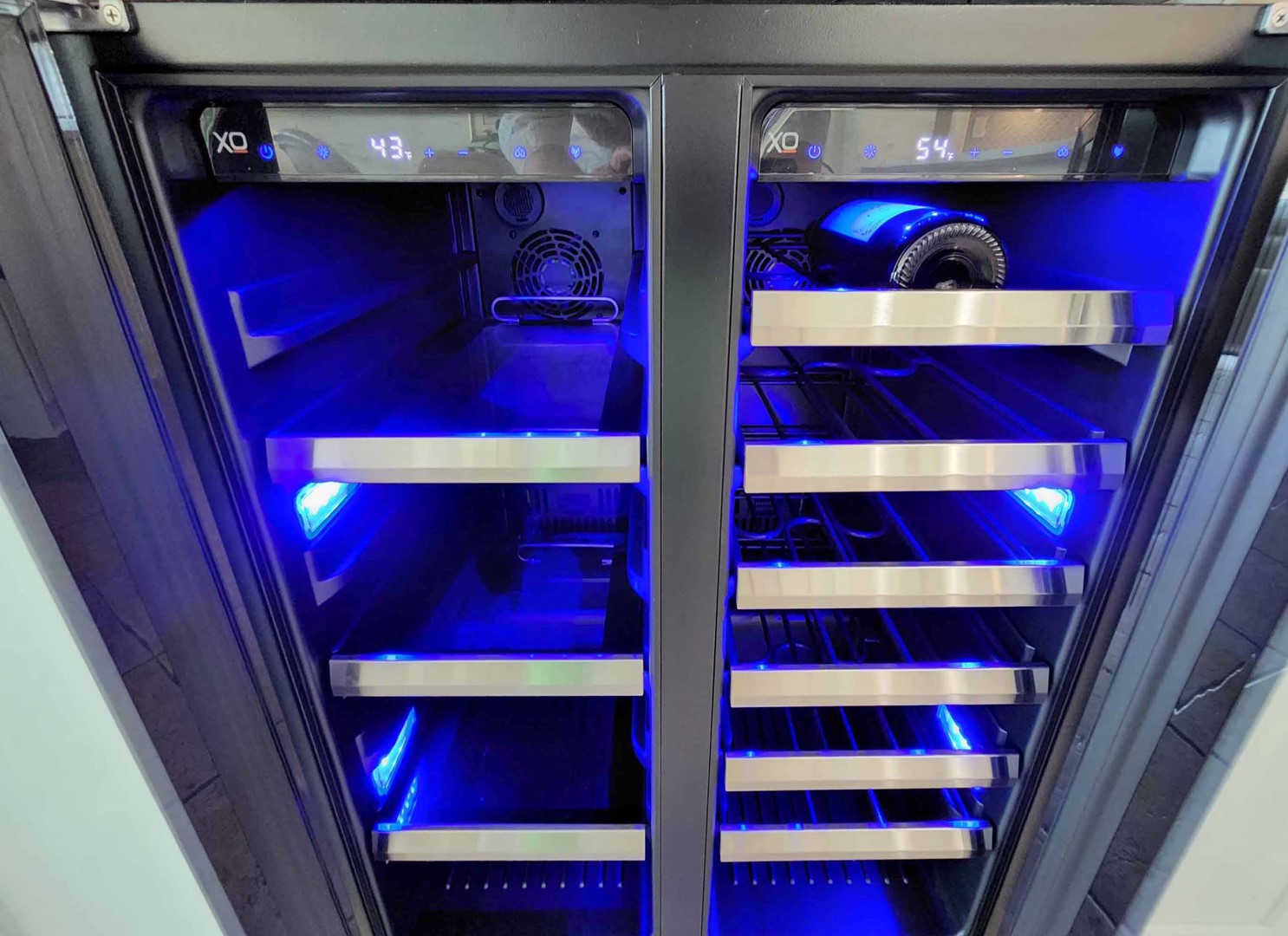 Combination Beverage and Wine Cooler