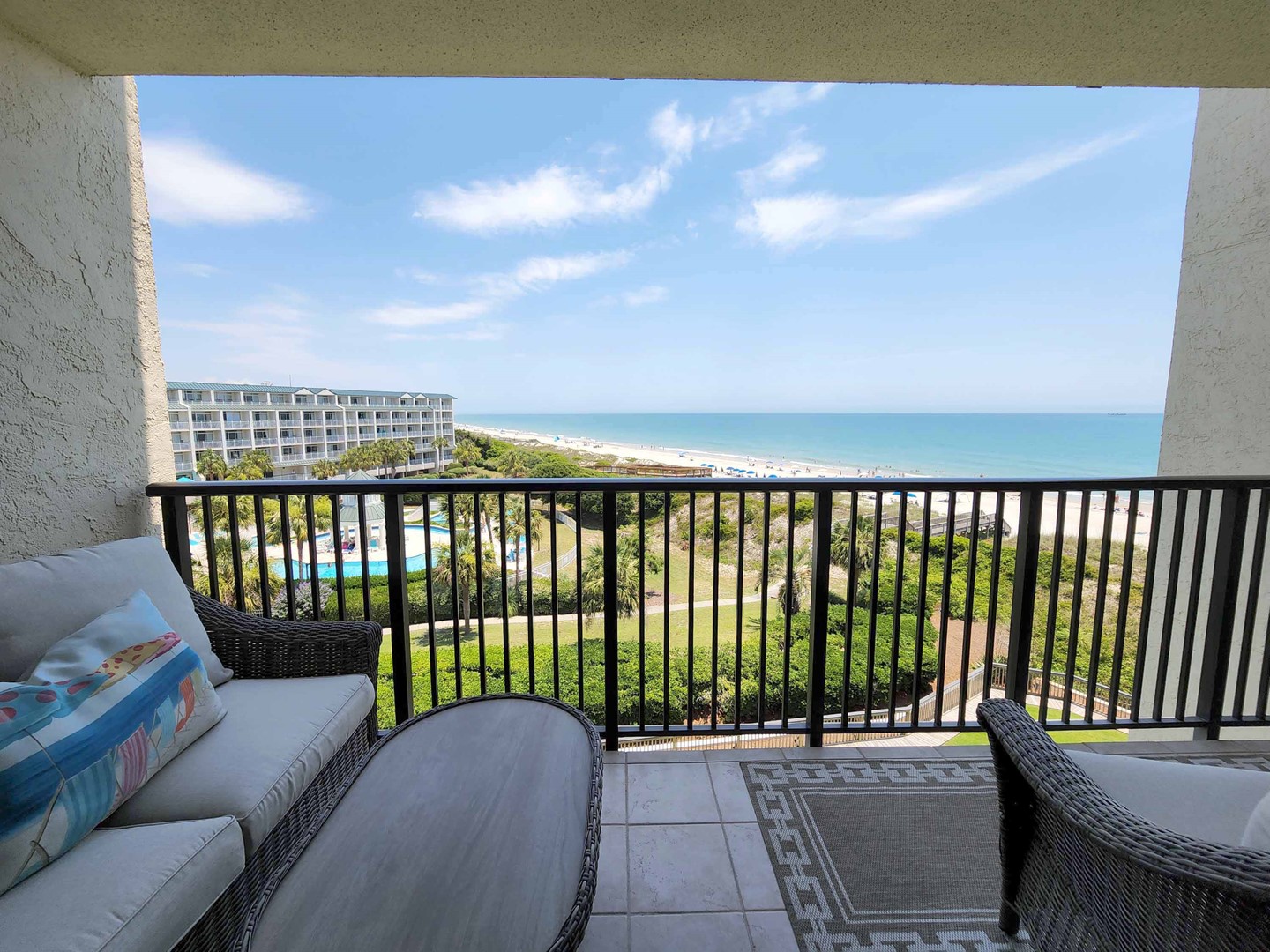 Oceanfront Covered Balcony