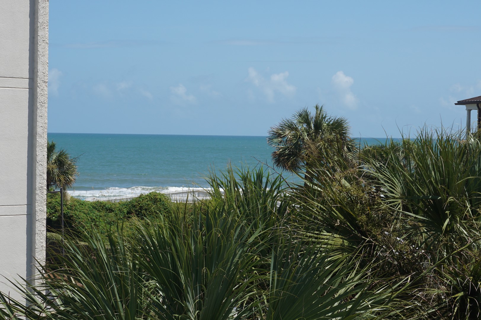 Peek of the Ocean from Upstairs Porch