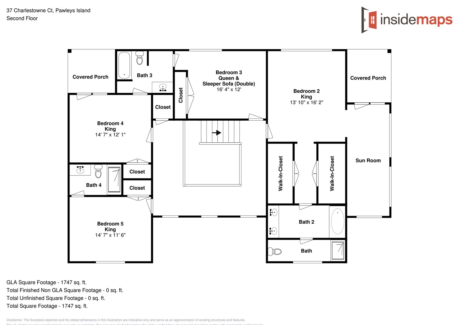 Floor Plan - 37 Charlestowne Grant 2 second floor