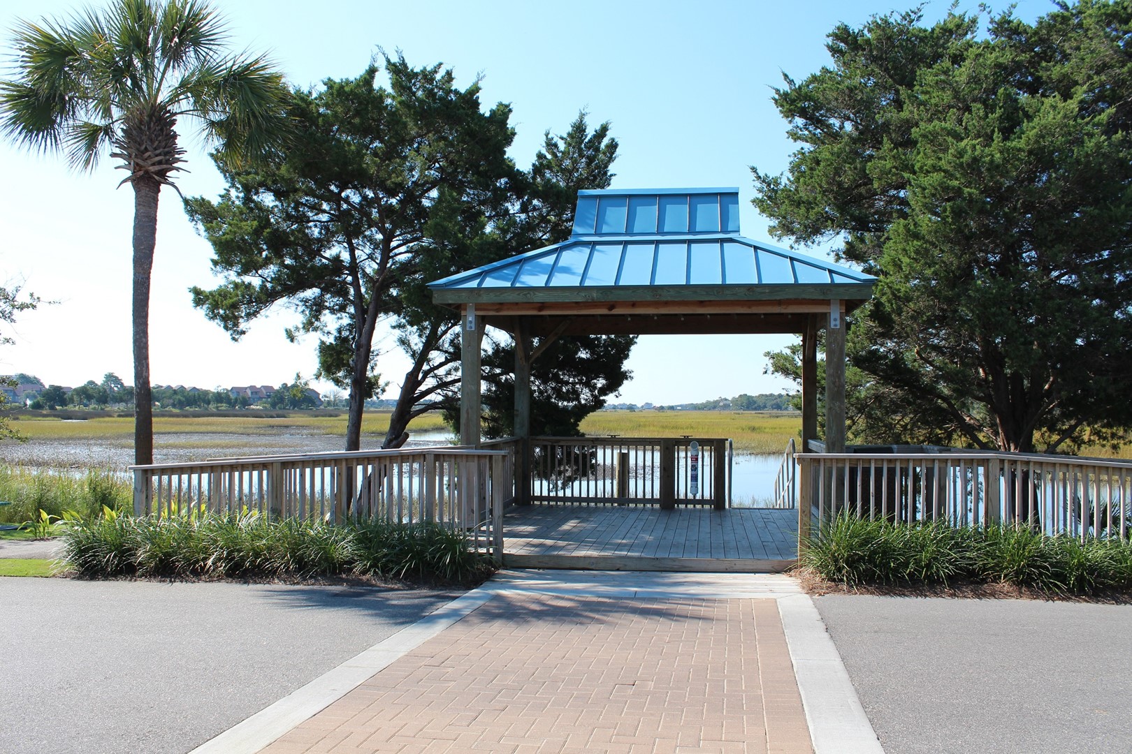 Marsh Overlook with Floating Dock