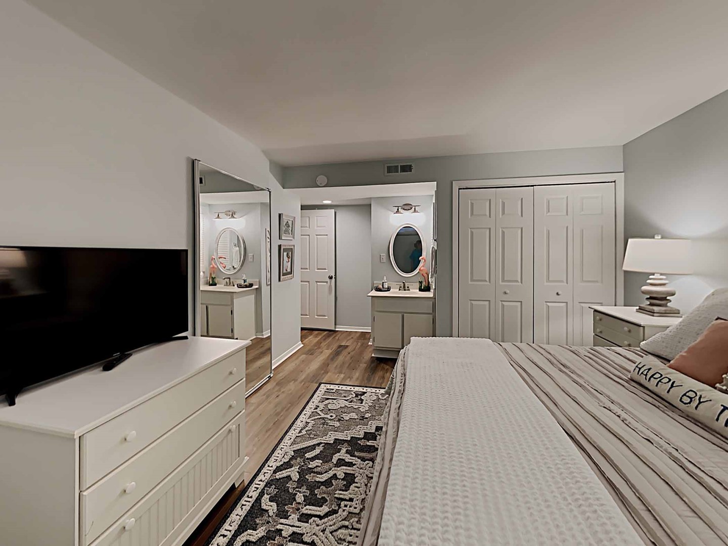 Bedroom 2 - TV & Private Vanity