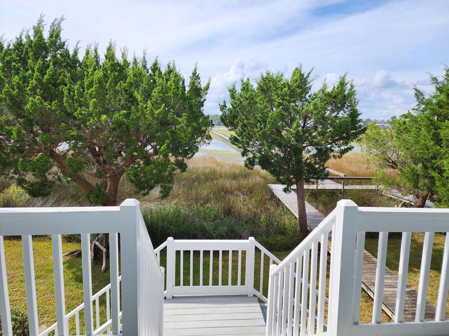 View from 1st Floor Porch Marsh Side