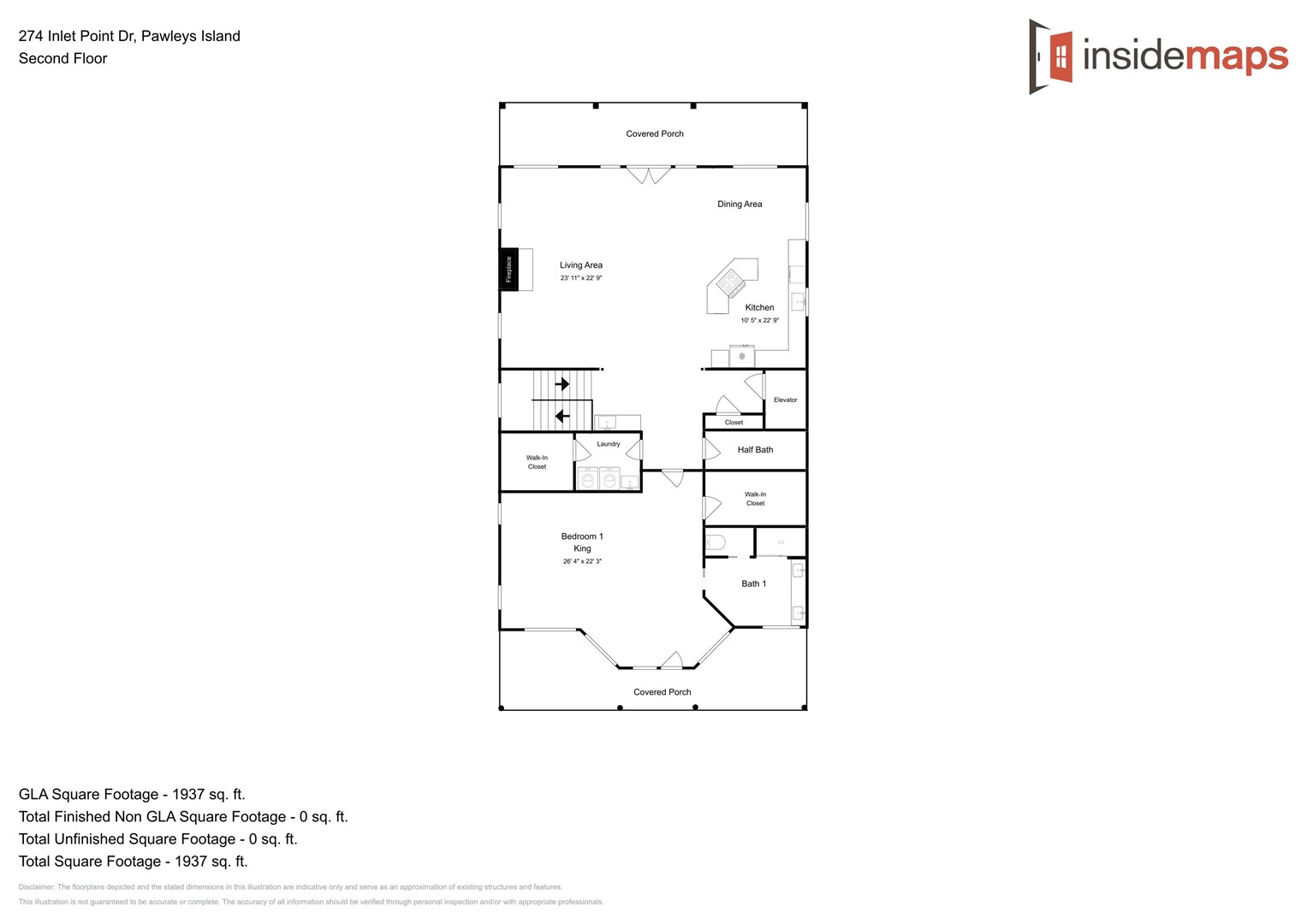 Floor Plan - Birds Eye View - Top Floor