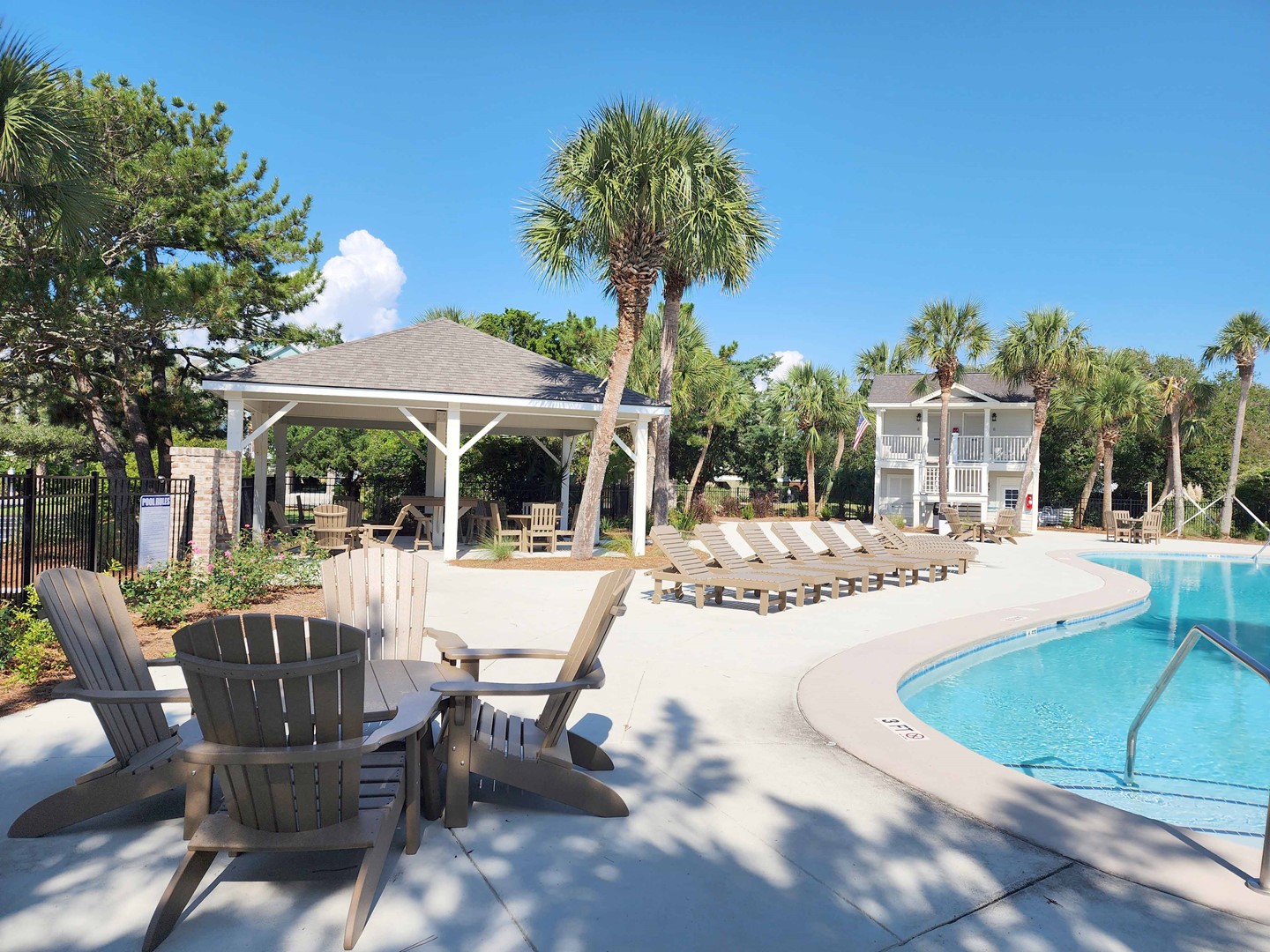 Pool with Lounge Chairs & Cabana