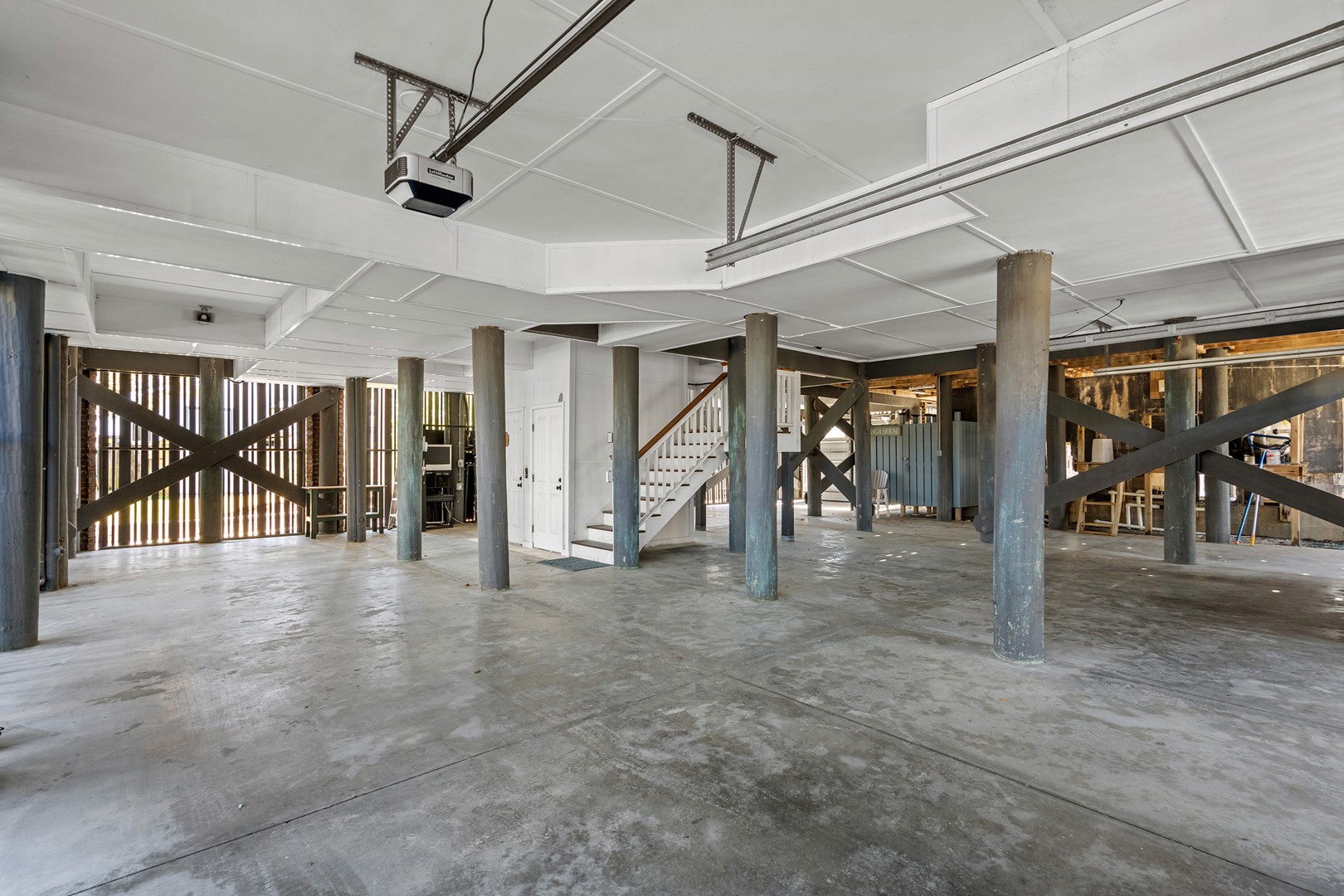 Covered Parking Under Home