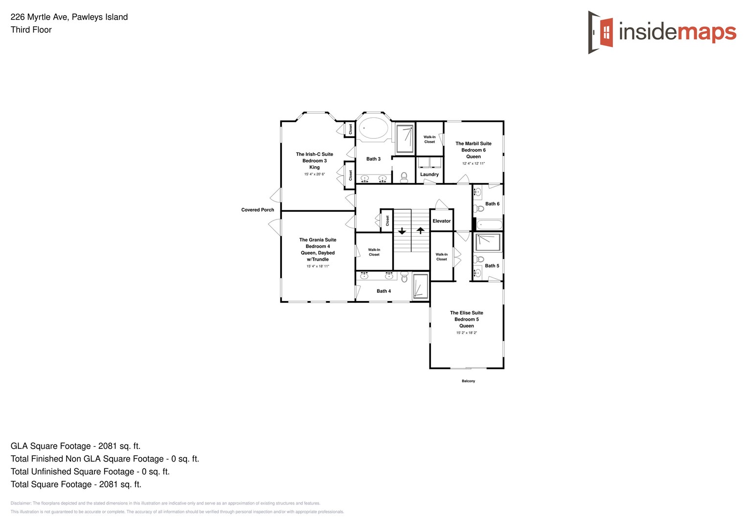 Floor Plan - Nauti Time 2nd Floor