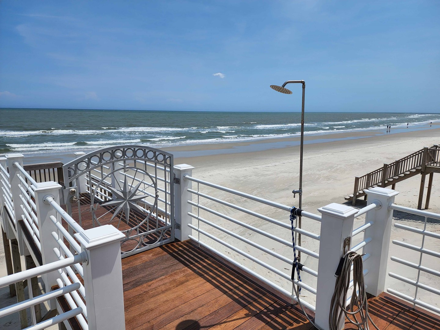 Beach Shower on Boardwalk to Beach