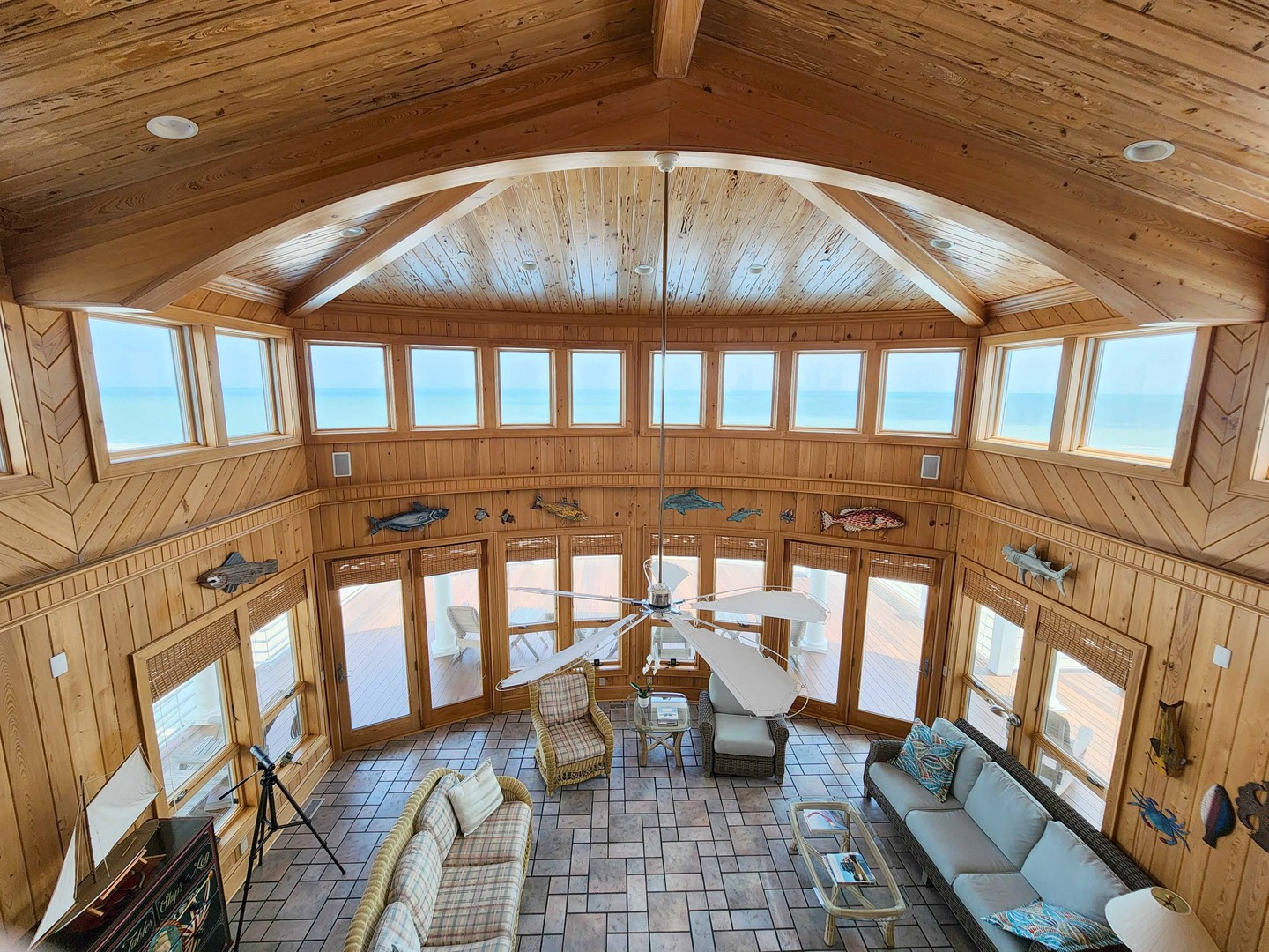 3rd Floor Den Overlooks Living Area Below