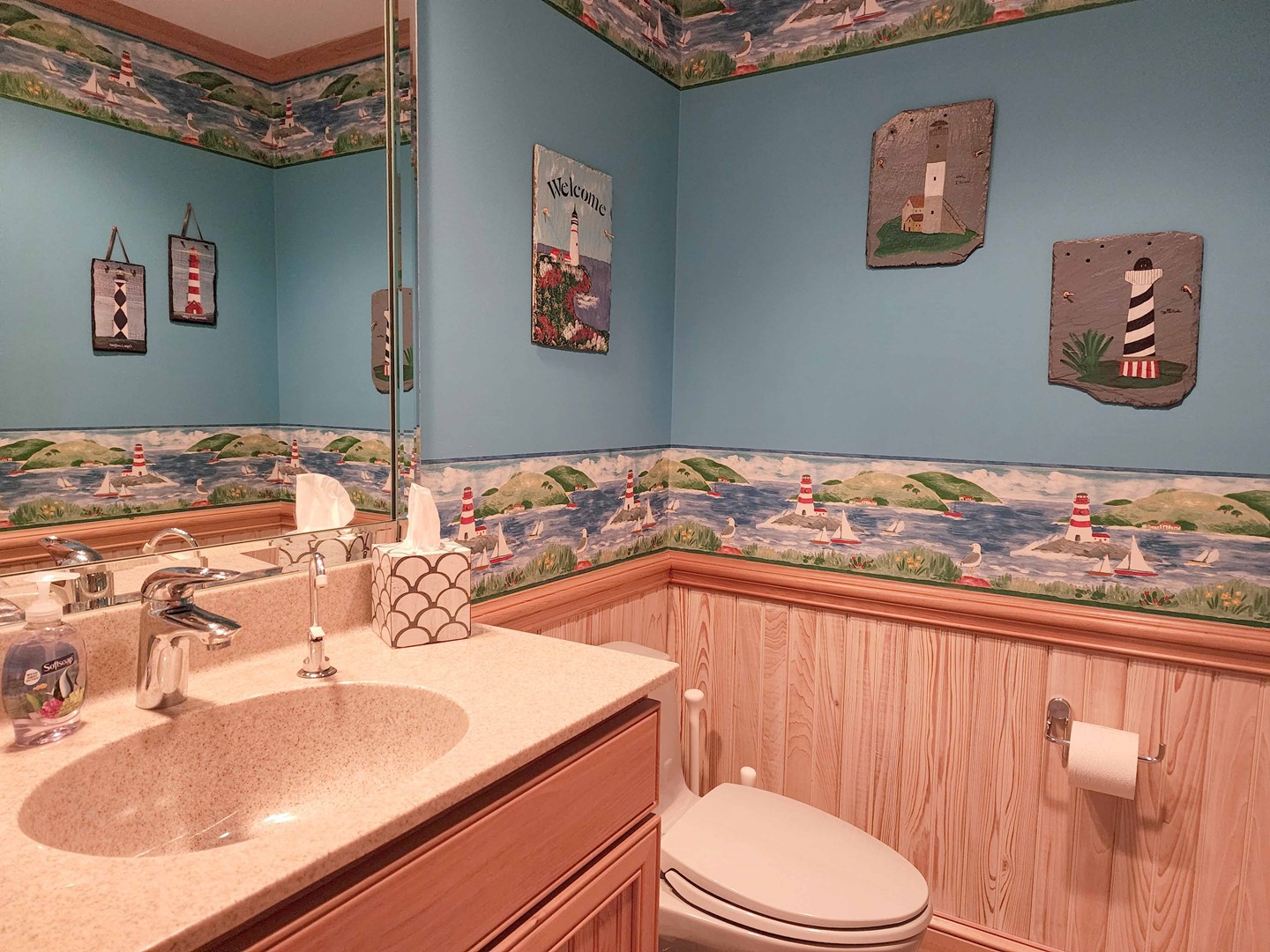 Half Bath on First Floor