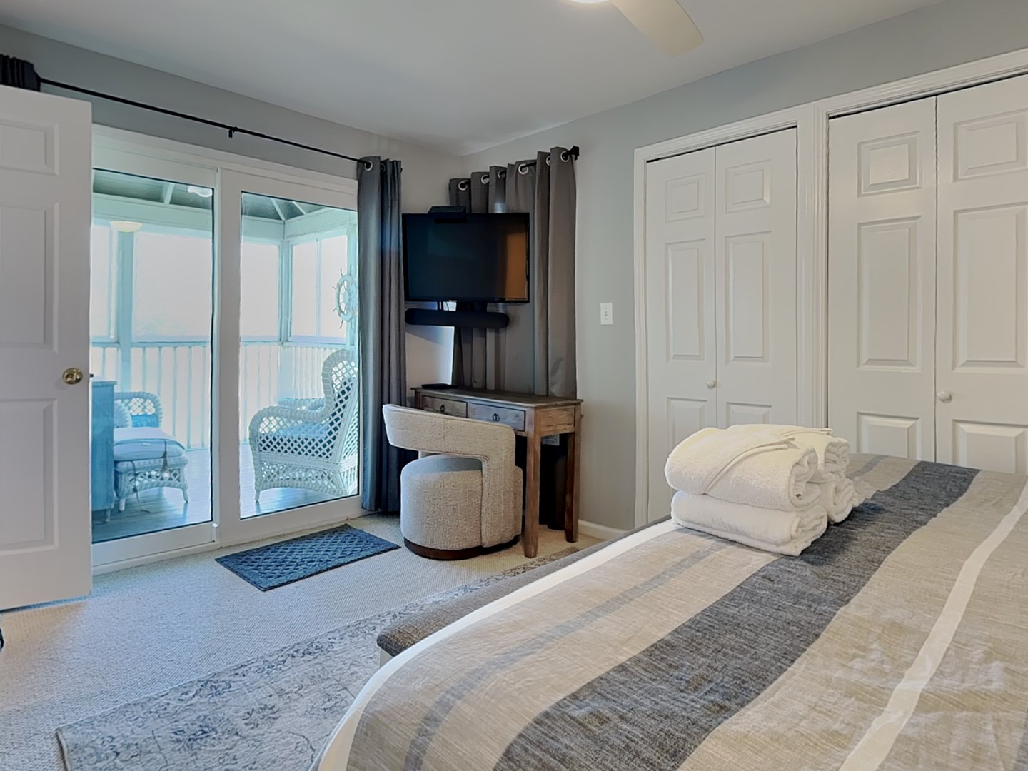 Bedroom 1 Opens to Screened Porch