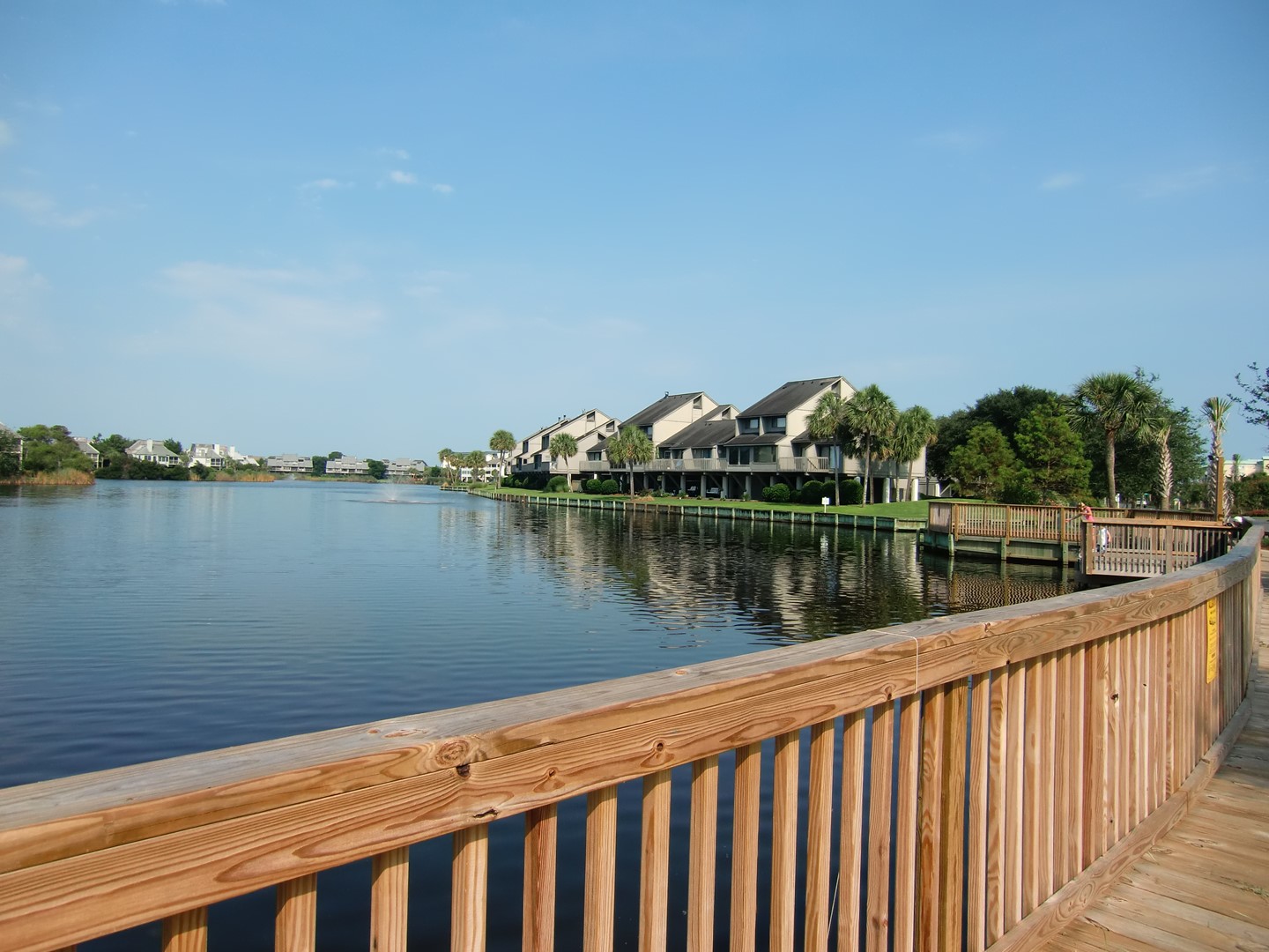 Saltwater Fishing Lake with Bulkhead Pier