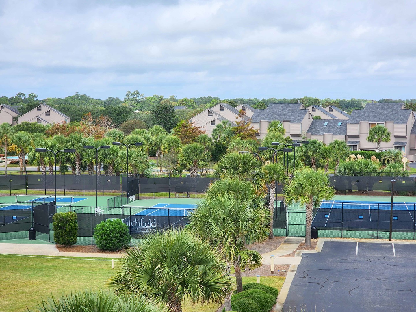 Balcony View to Tennis/Pickleball Courts