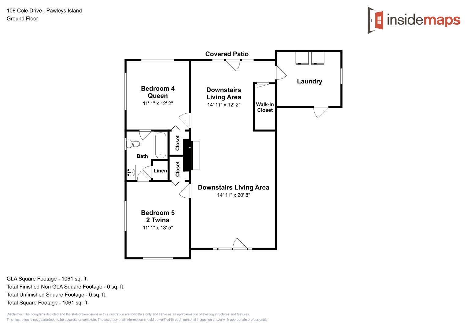 Floor Plan - Change of SEANERY Ground Floor
