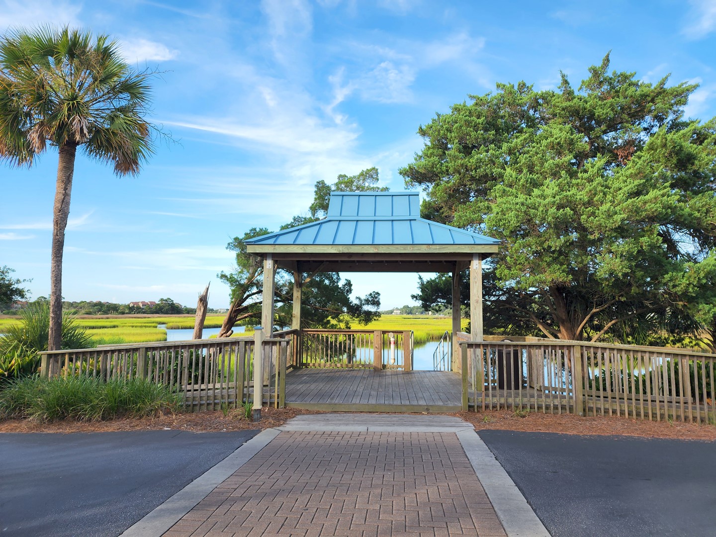 Marsh Overlook with Floating Dock