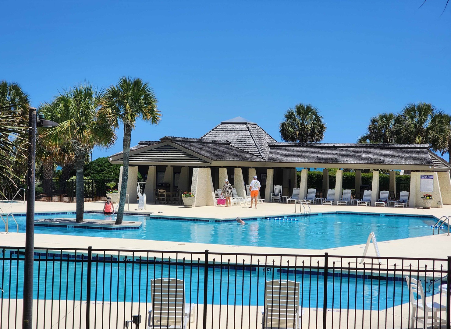 Balcony View of Pool