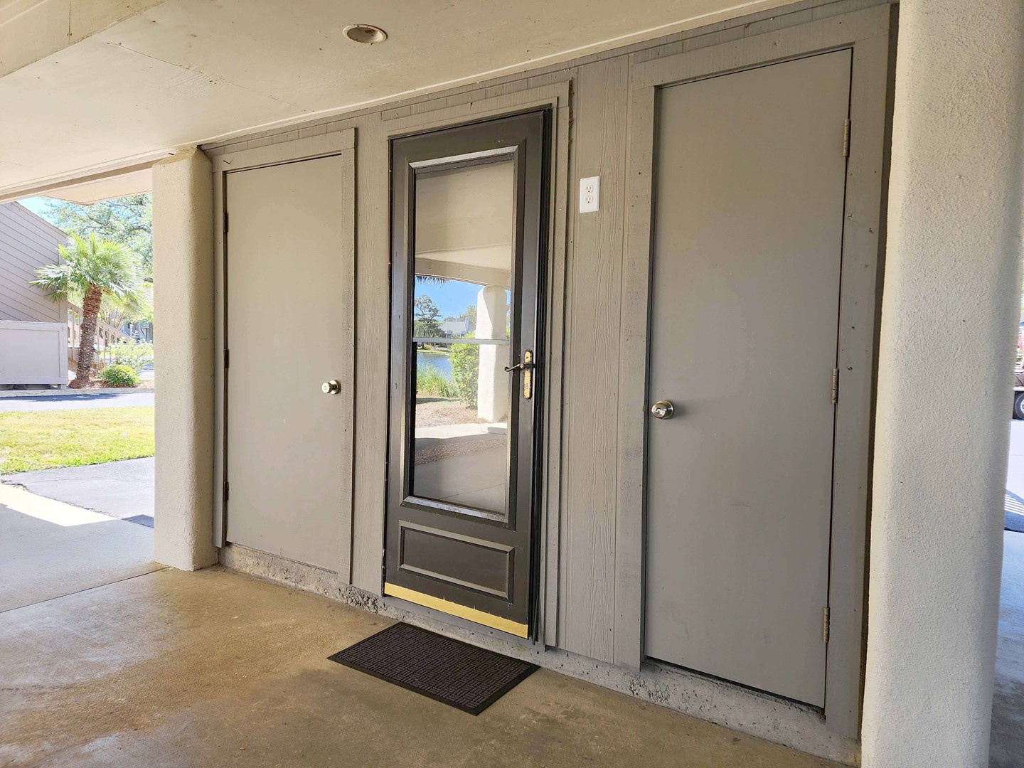 Entrance from Carport Area