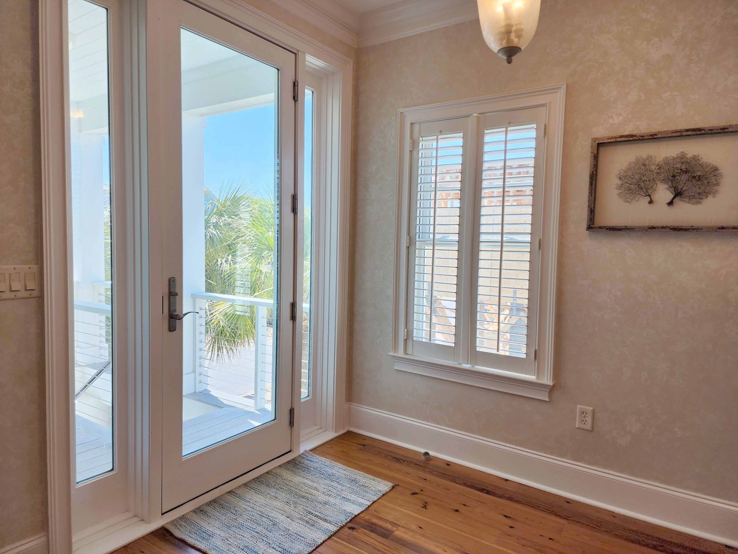 Front Door Entrance to 1st Level