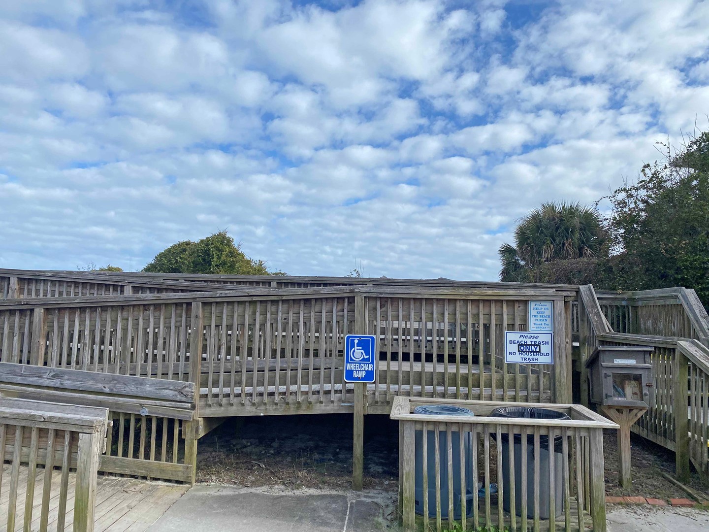 Beach Access 54 is Handicap Friendly