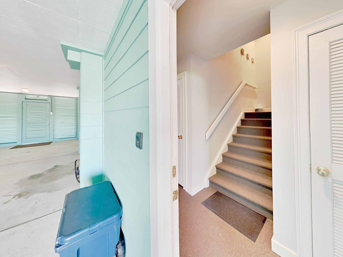 Entrance from Carport Area