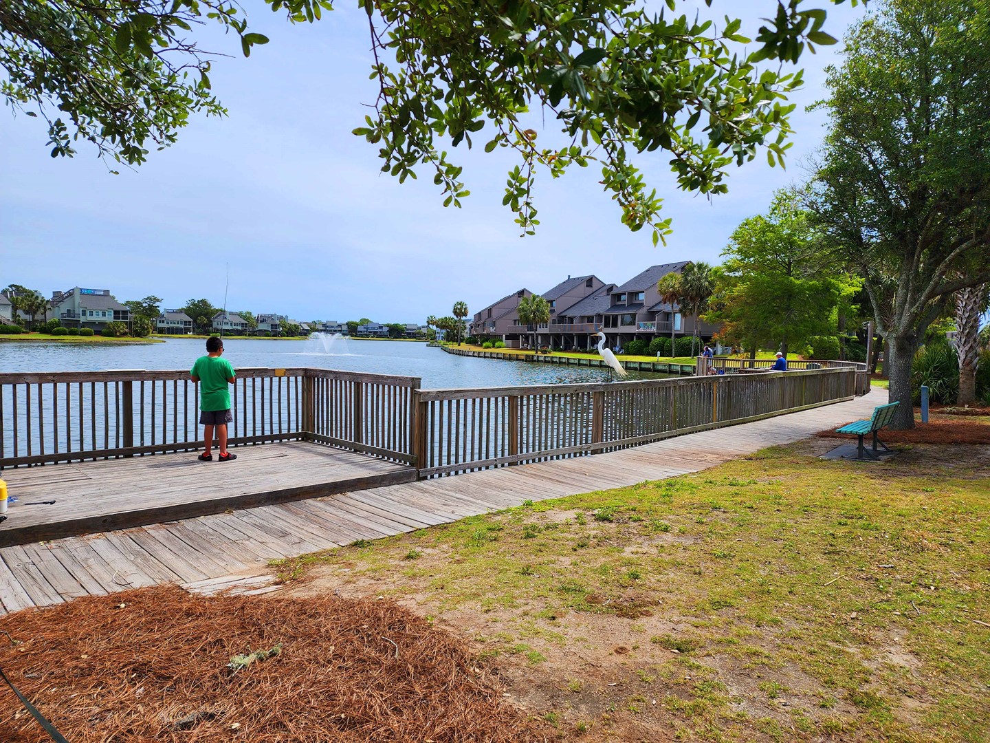 Saltwater Fishing Lake with Bulkhead Pier