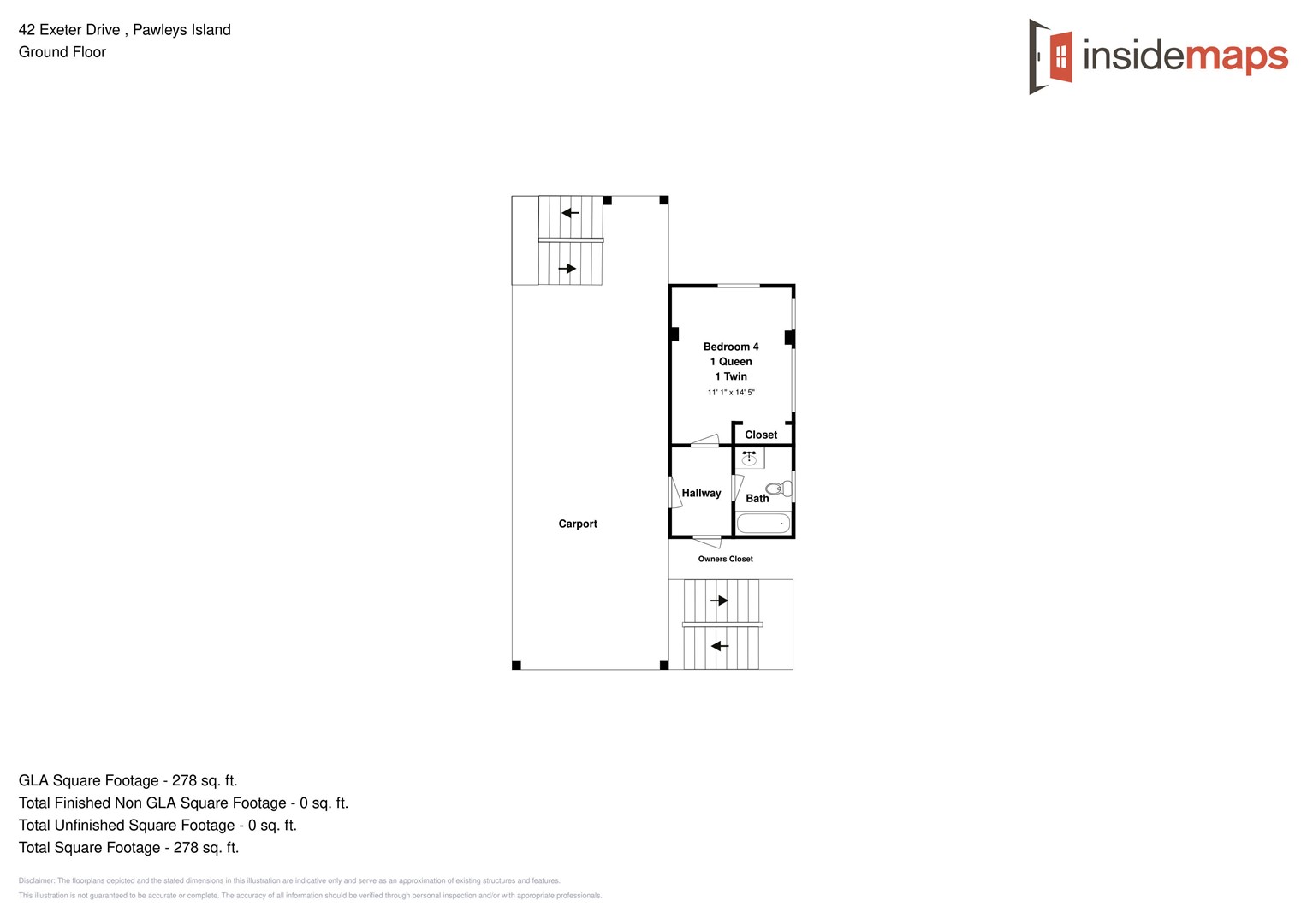 Floor Plan - Sanctuary by the Sea - Ground Floor