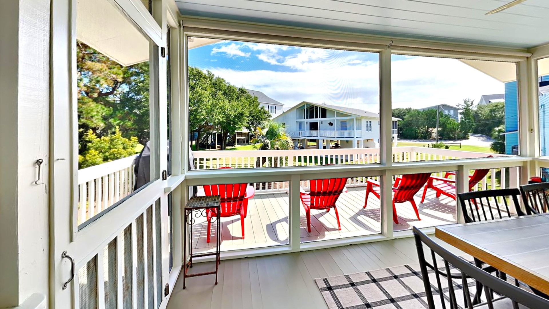 Sanctuary by the Sea - Back Porch Opens To Sundeck