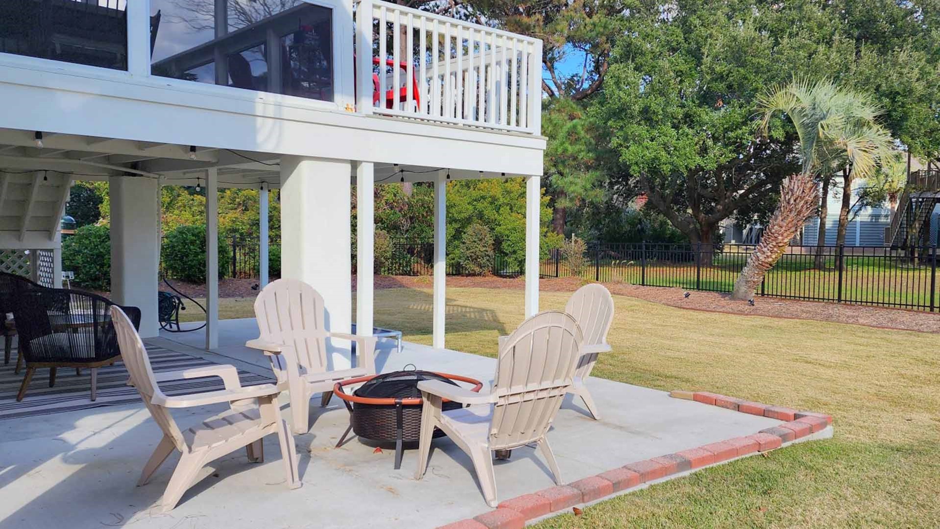 Patio Area with Firepit