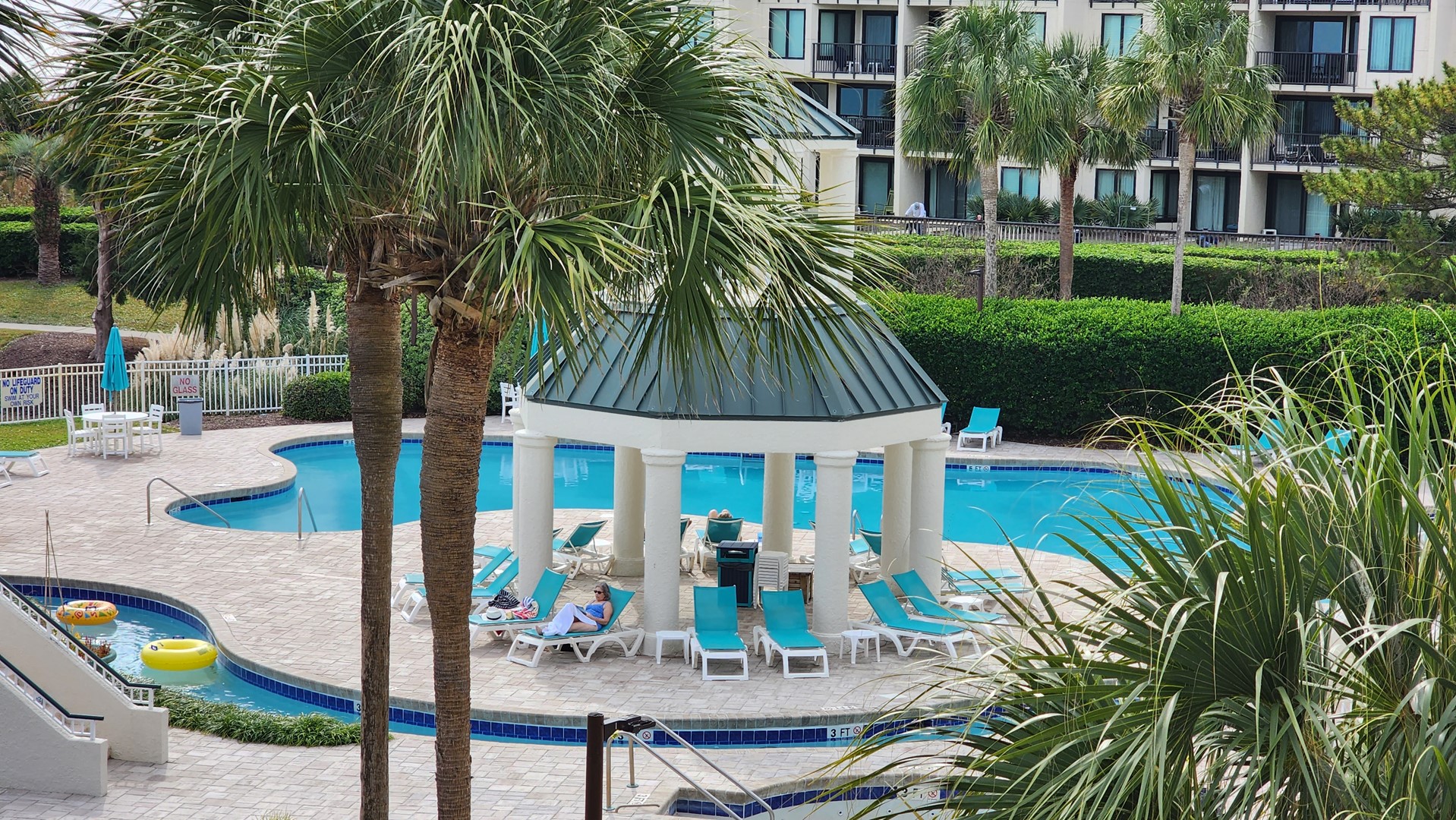 Balcony View of Pool