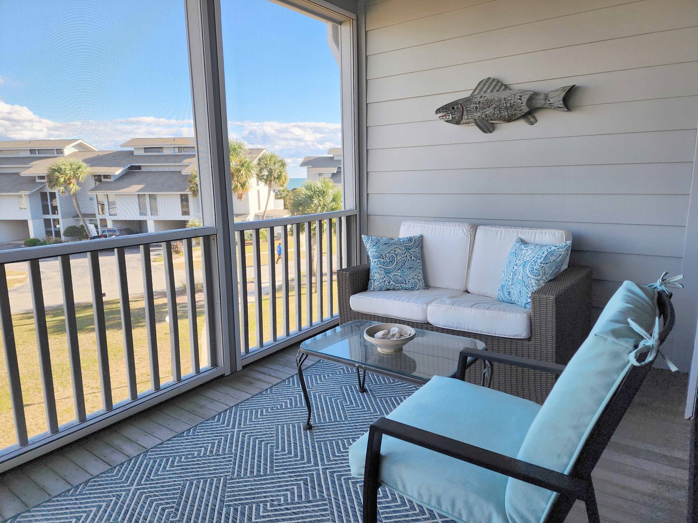 Screened Porch on Top Floor