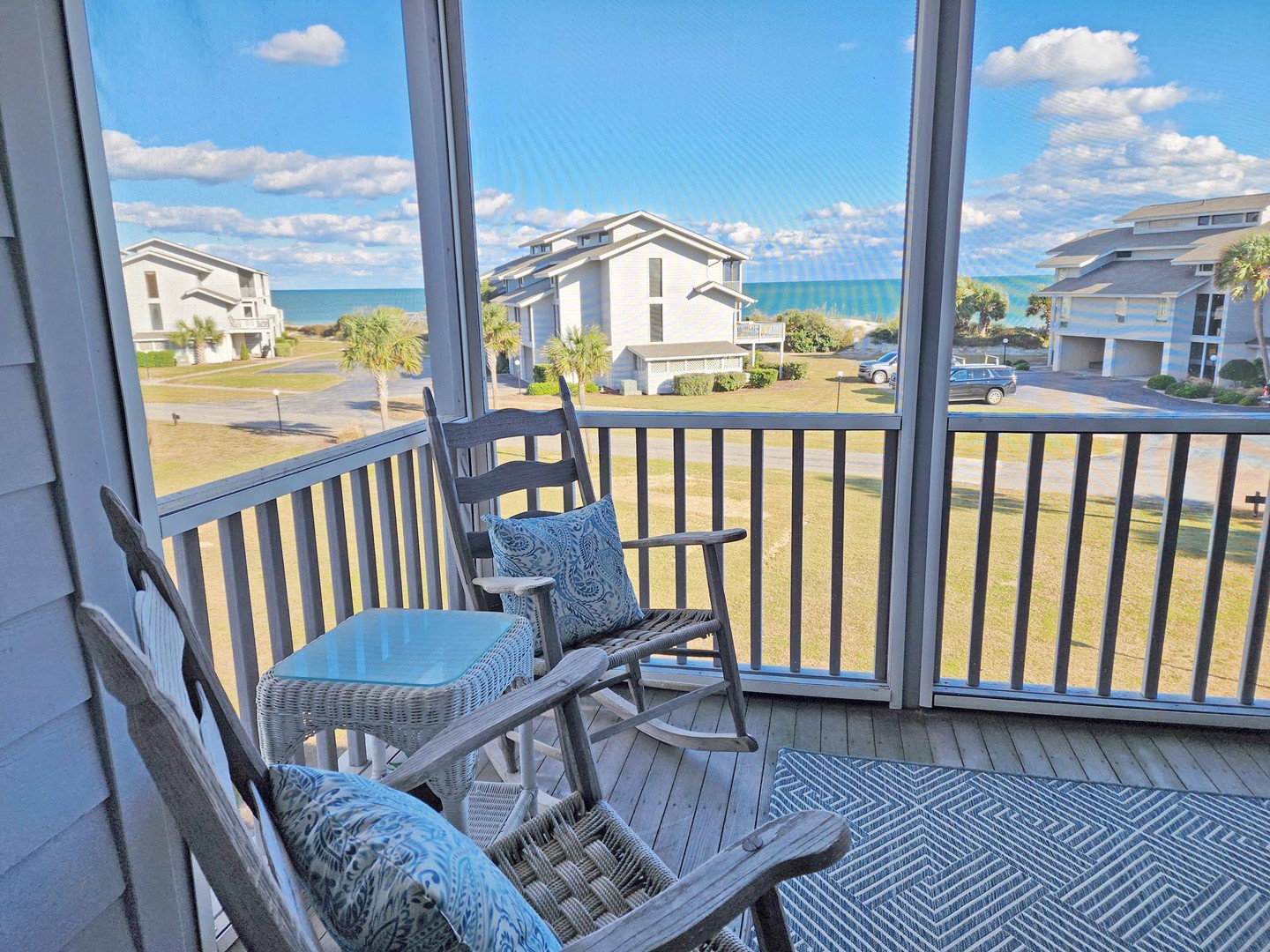Screened Porch on Top Floor