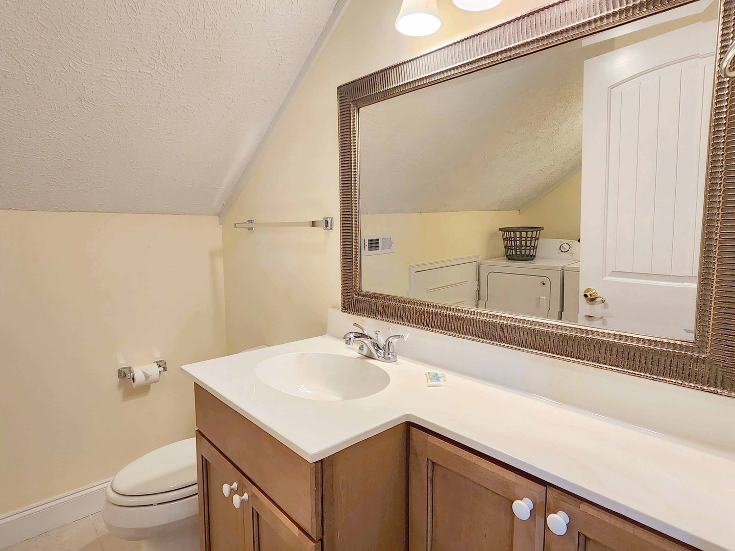 Half Bath and Laundry on Top Floor