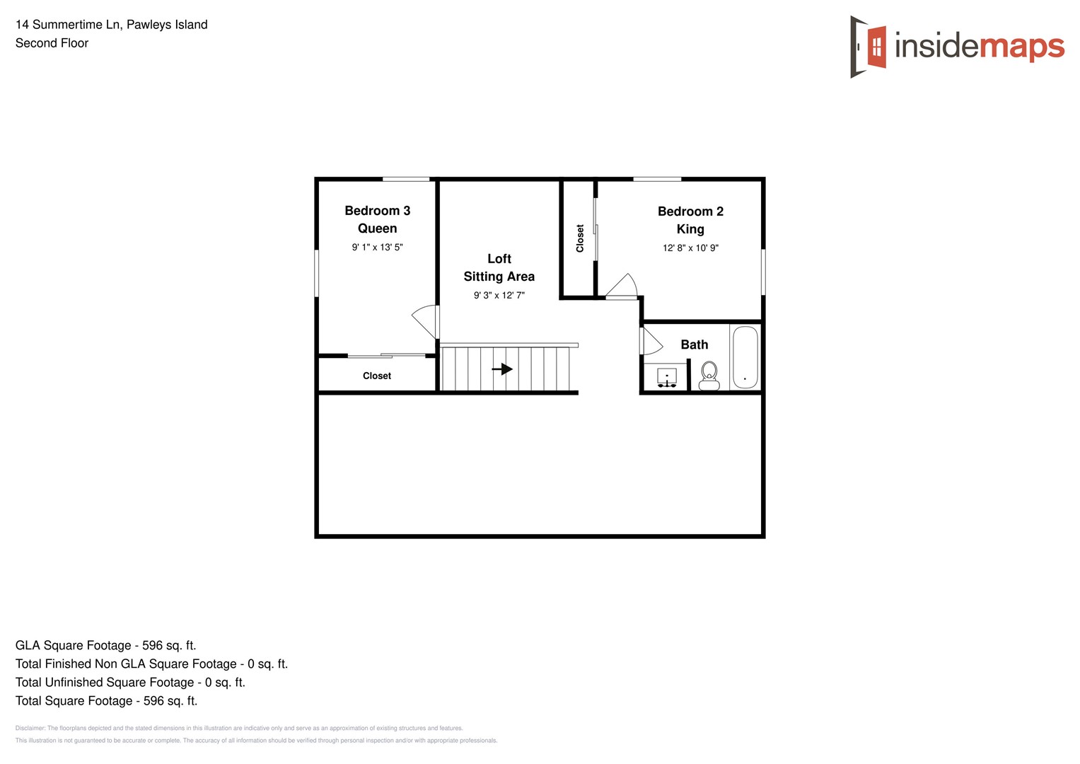 Floor Plan - Waccaway Second Floor