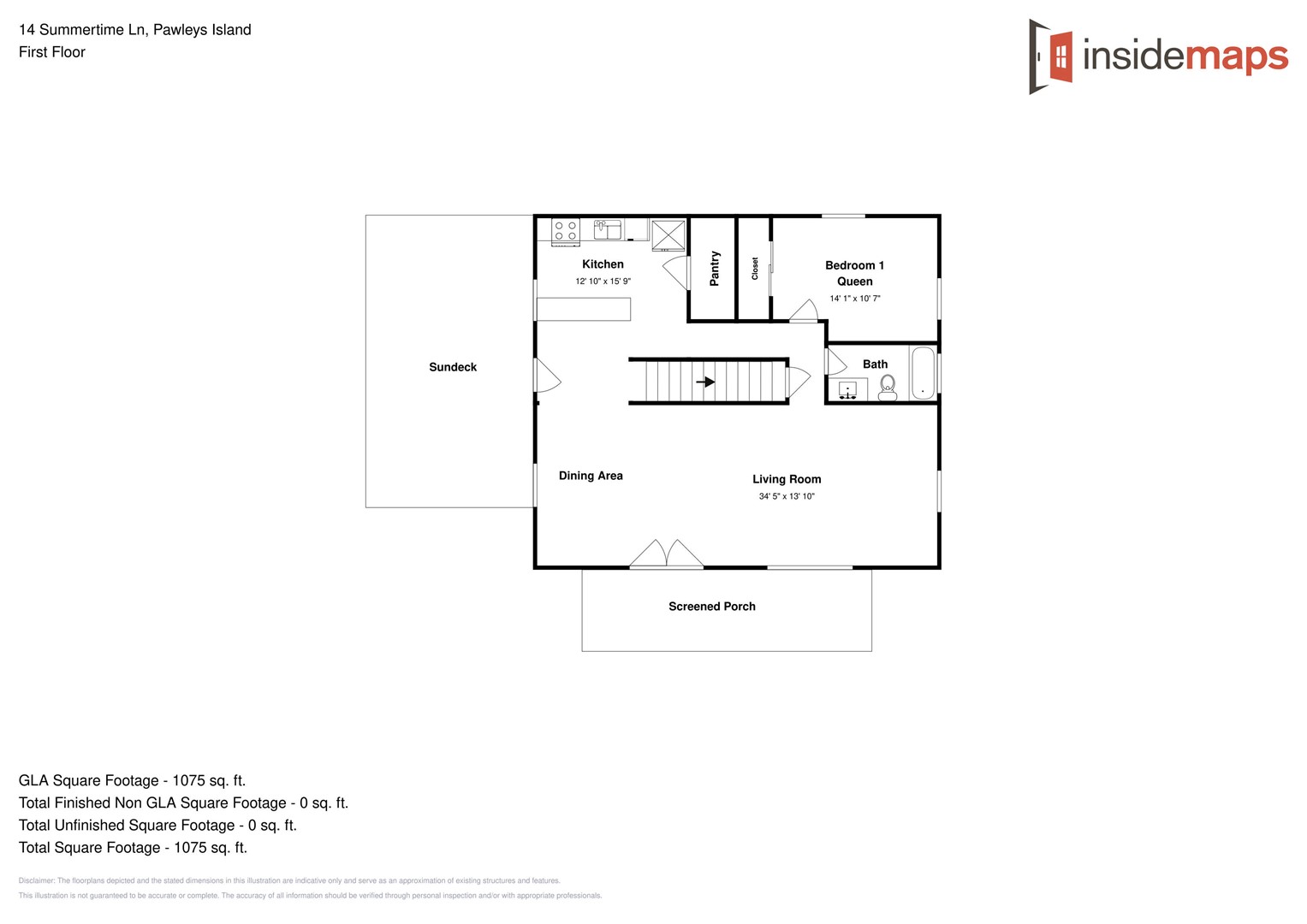 Floor Plan - Waccaway First Floor