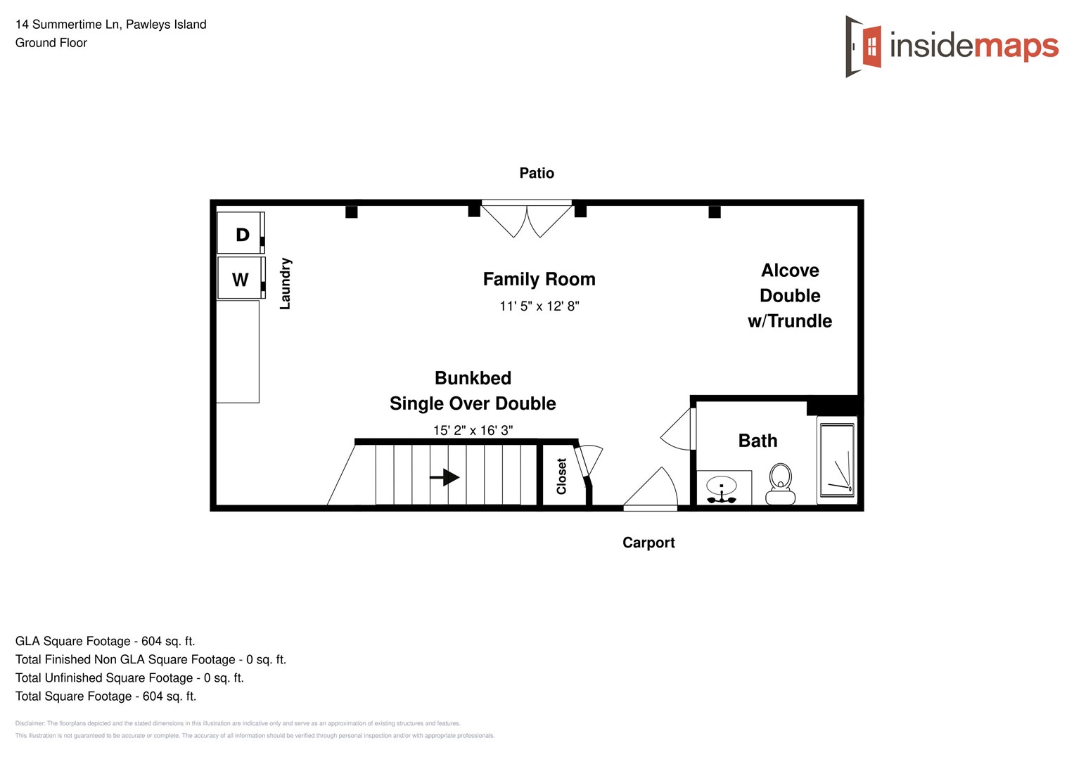 Floor Plan - Waccaway Ground Floor