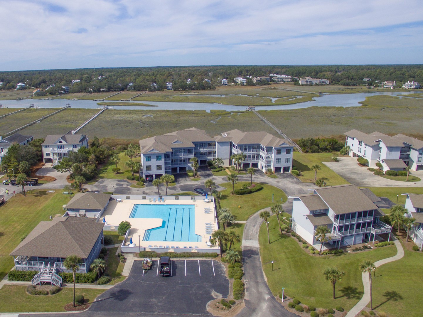 Aerial View of Building 21 & 22
