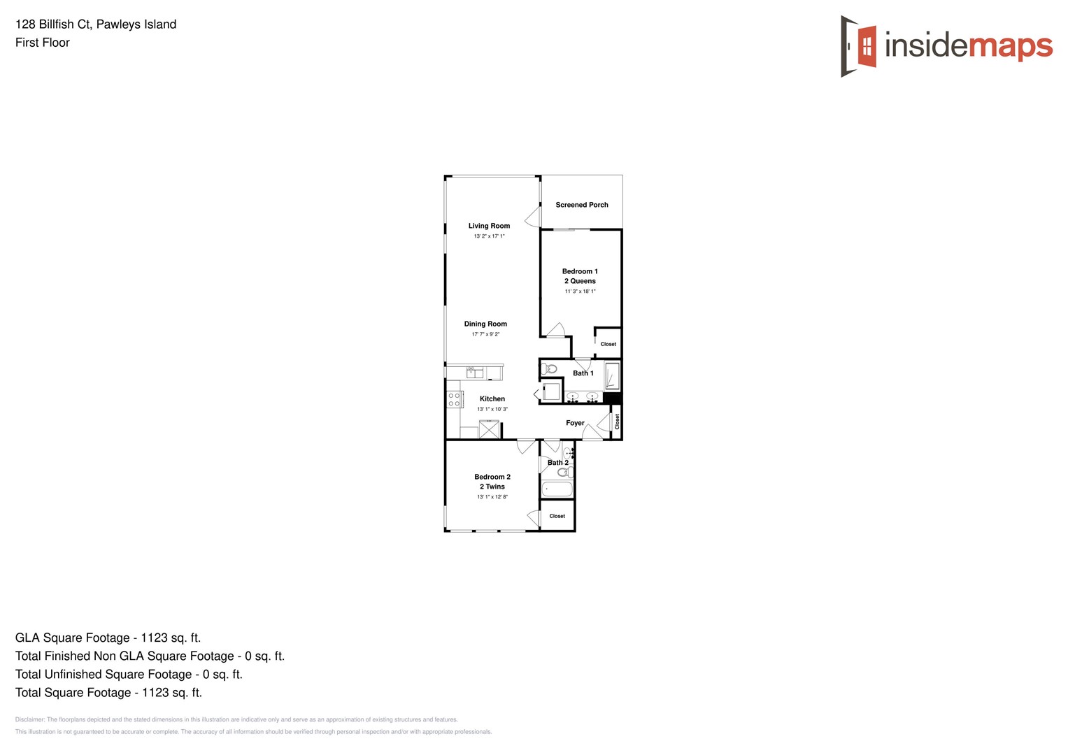 Floor Plan - Lakeside 12A