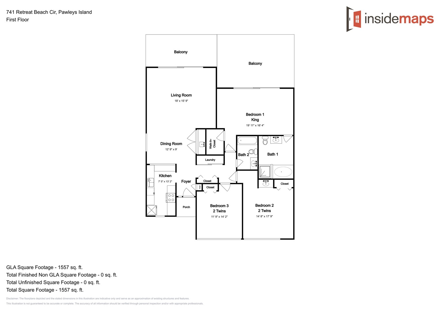 Floor Plan - Sandpiper Run B5D First Floor