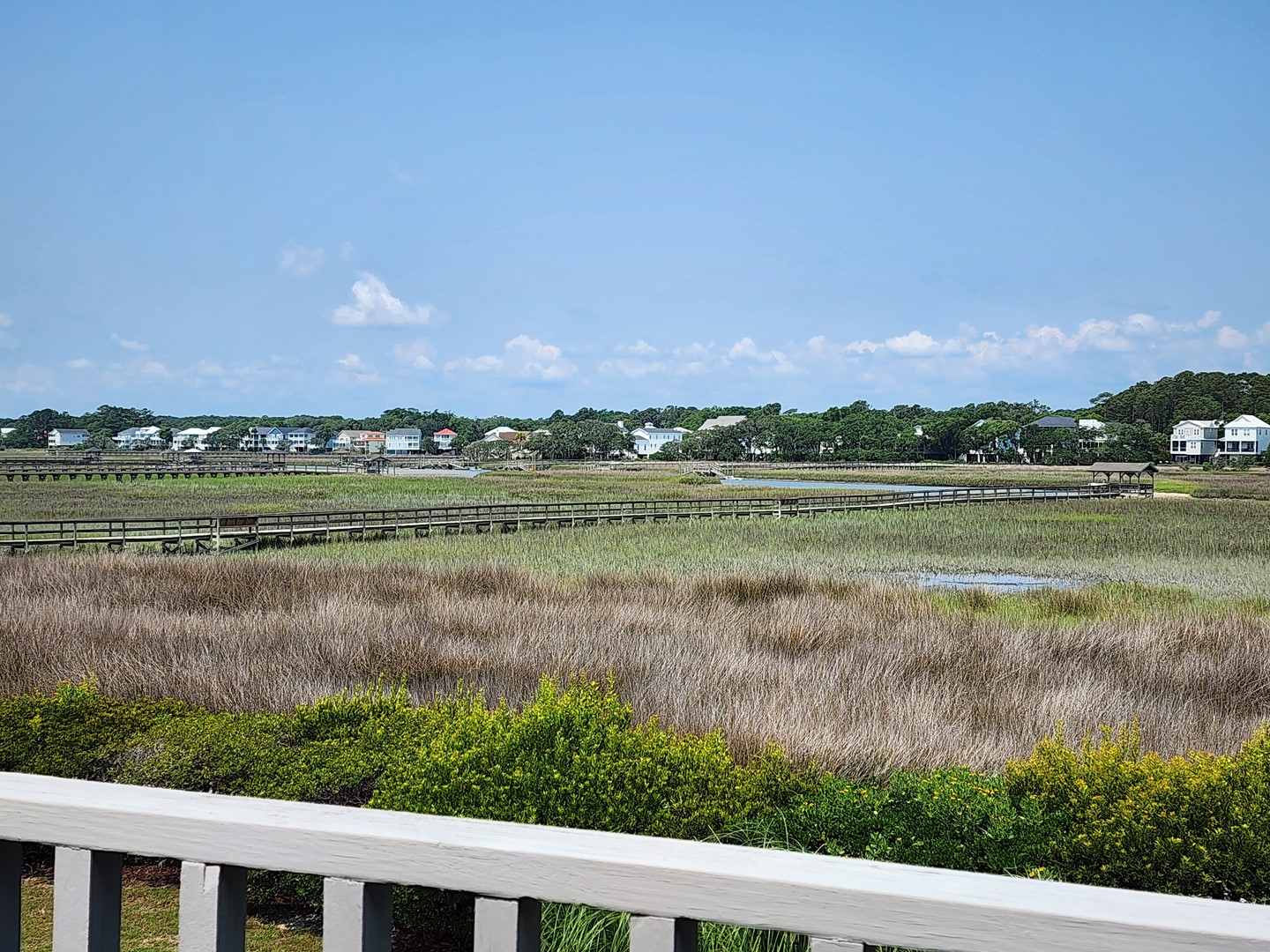 Sundeck View of Marsh and Creek