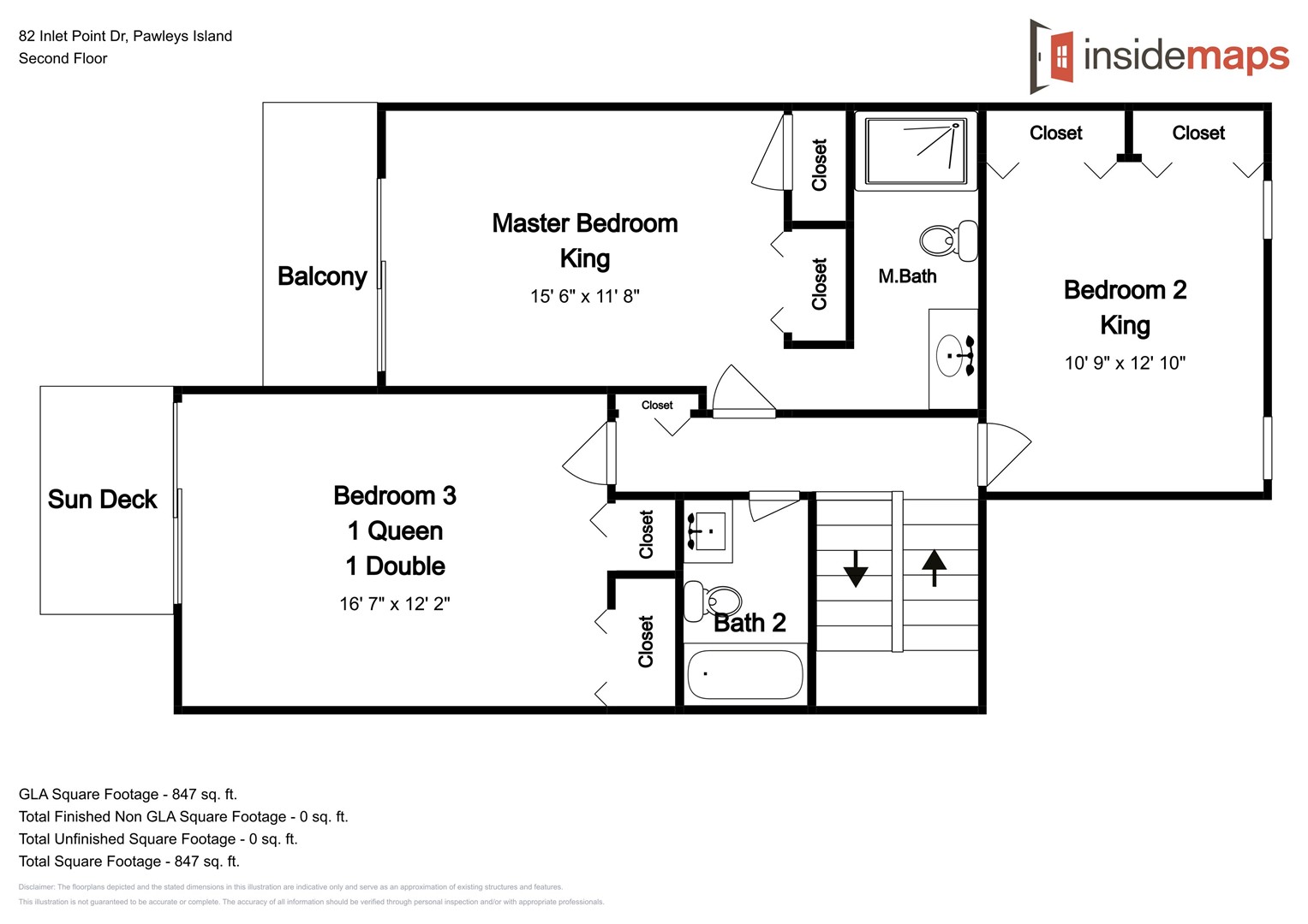 Floor Plan - Inlet Point 9B - 2nd Floor