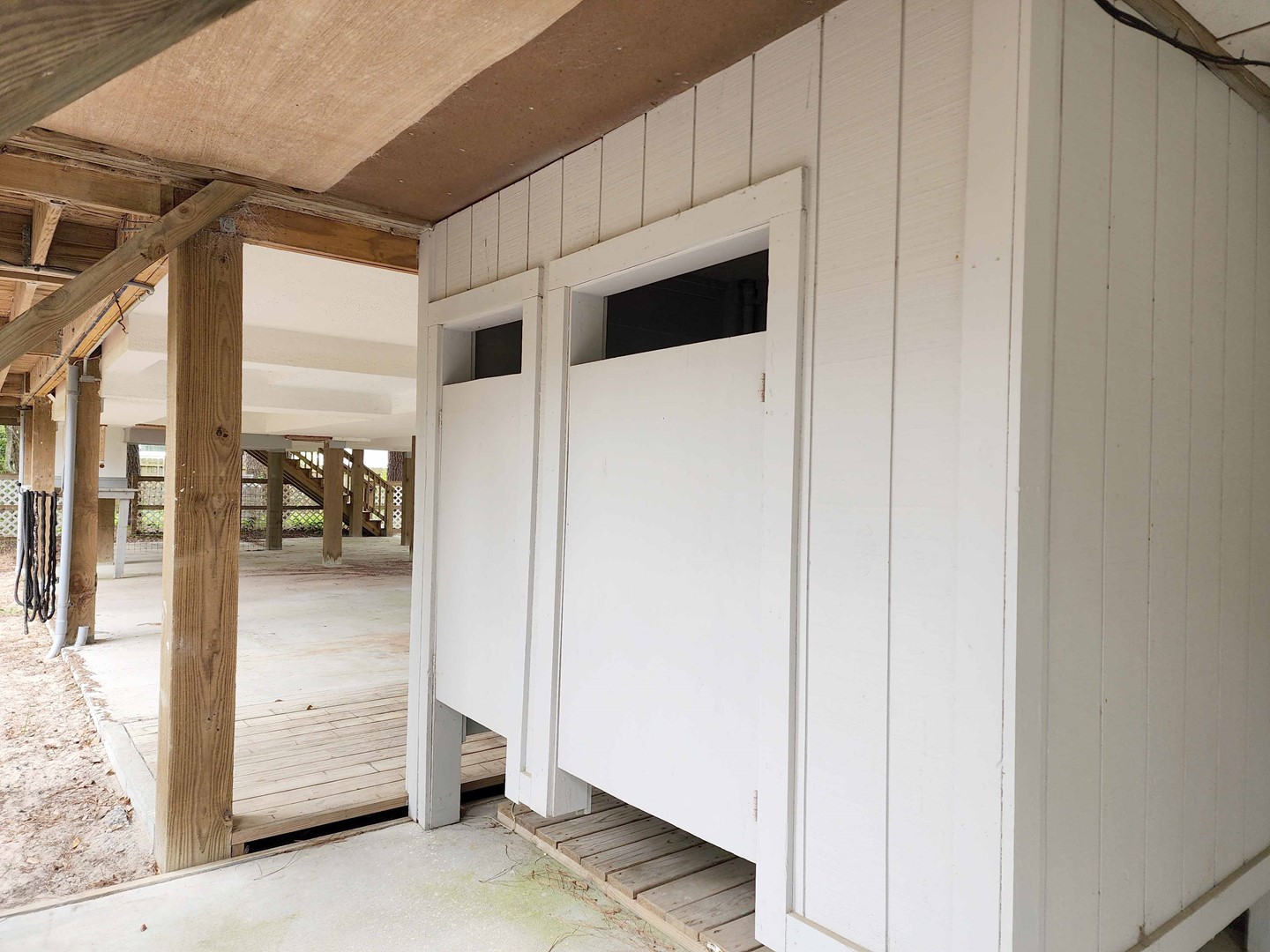 Outside Enclosed Shower