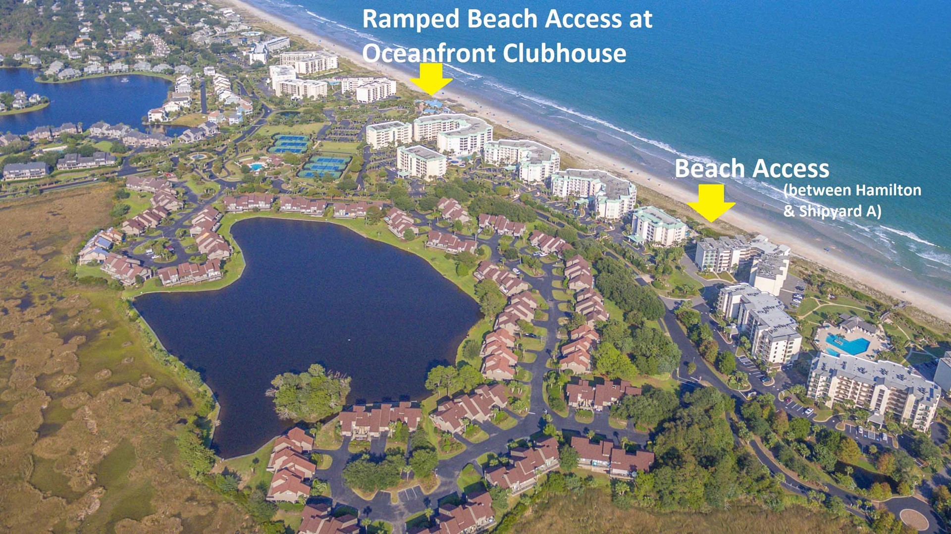 Beach Access From Heron Marsh