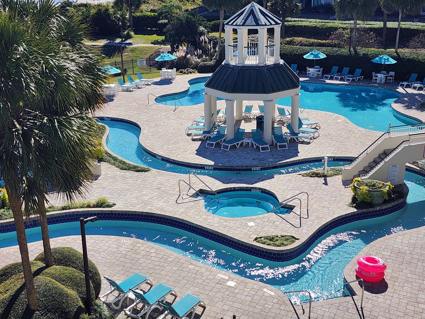 Balcony View of Pool