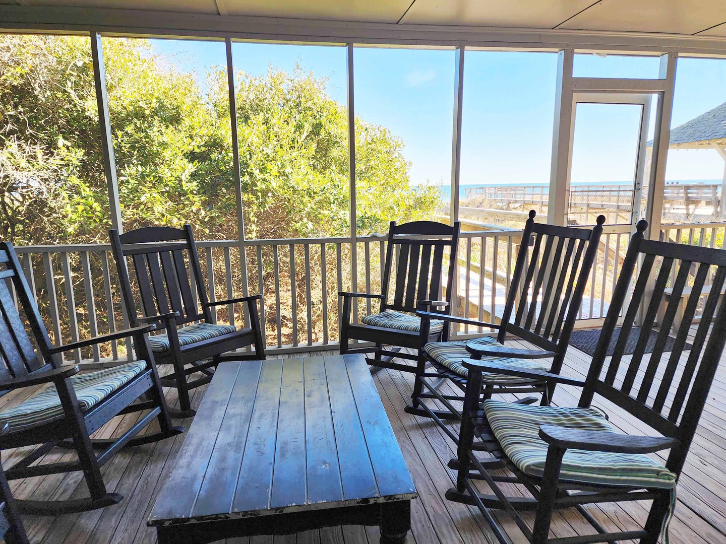 Oceanfront Screened Porch