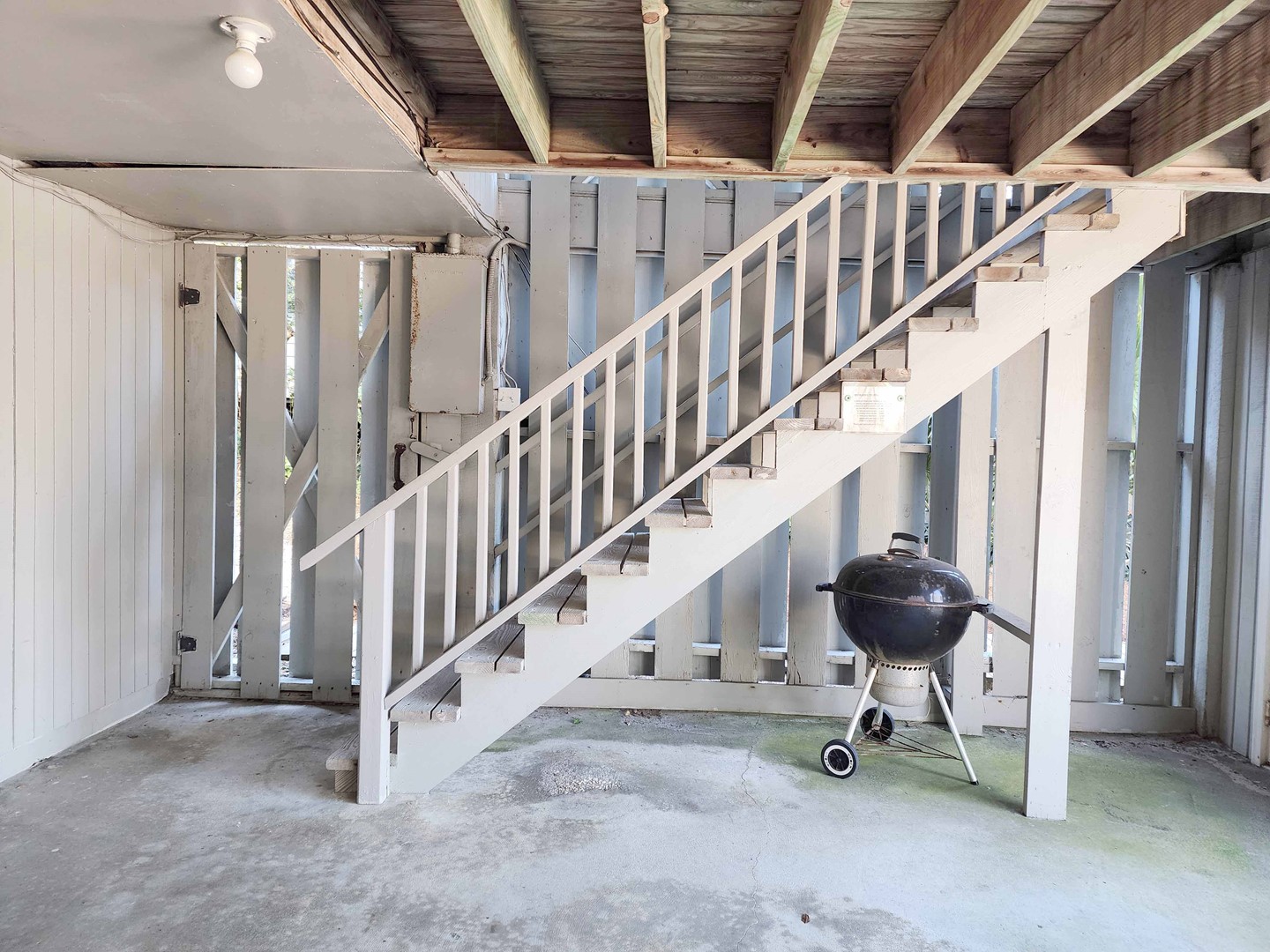 Covered Stairs From Carport To Screened Porch